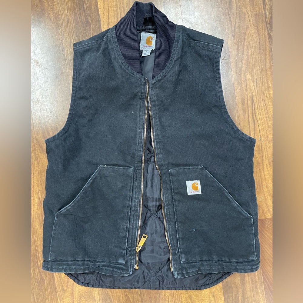Carhartt Black Quilted Vest